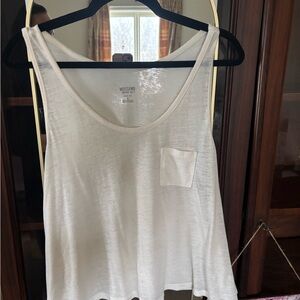Mossimo Supply Co. Women's Cream Tank Top